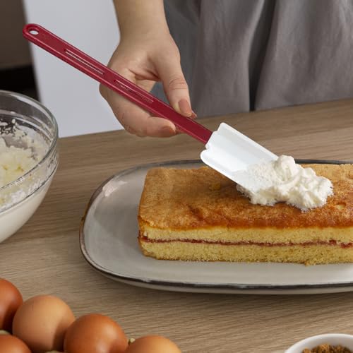 10-Inch Silicone Rubber Spatula – Heat Resistant Baking Tool