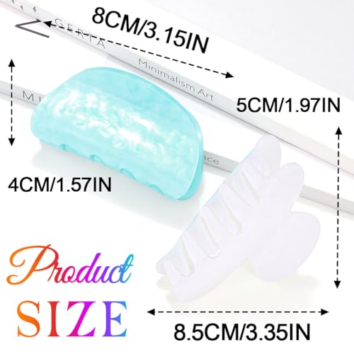 Fashey Acrylic Hair Claw Clip Medium Non-Slip Hair Accessory for Thick Hair
