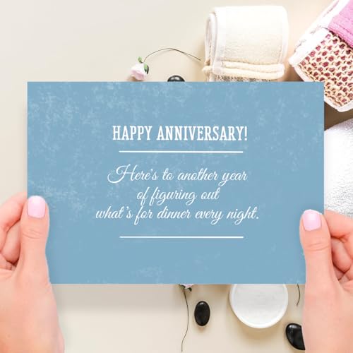 Funny Anniversary Card for Couples - Humorous & Heartfelt