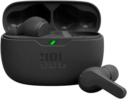 JBL Vibe Beam - True Wireless Earbuds with Deep Bass Sound & 32-Hour Battery Life | Bluetooth 5.2, Water Resistant (Black)