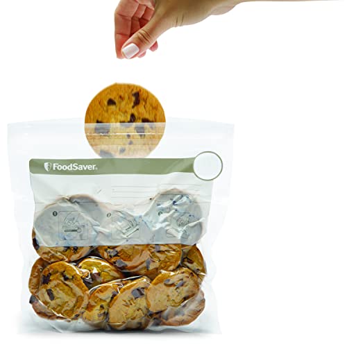 FoodSaver 1-Gallon Vacuum Zipper Bags - Reusable Storage Bags (48-Pack)