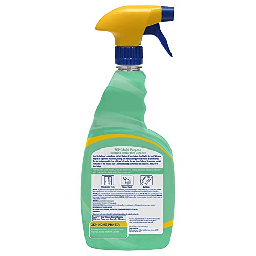 Zep Professional Foaming Bathroom Cleaner, Eucalyptus & Sea Salt, 32 Oz (6 Pack)