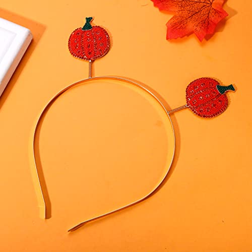 PHALIN Thanksgiving Fall Headband Enamel Pumpkin Turkey Hair Accessory