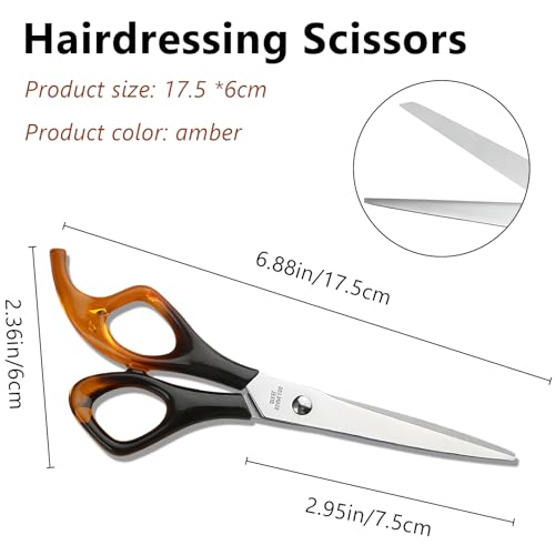 Jaasuee Professional Hairdressing Scissors & Thinning Shears Kit 6.88 Inch
