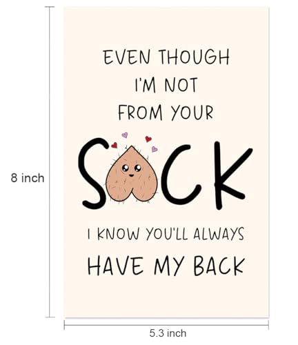 Funny Father's Day Card for Step Dad - Rude Greeting Card