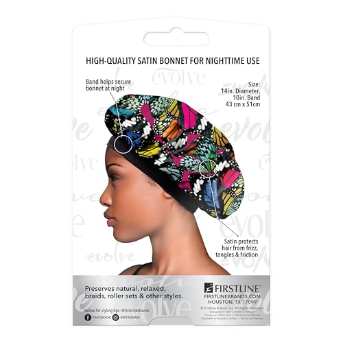 Evolve Exotics Satin Sleep Bonnet - Moroccan Assorted Prints