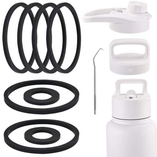 (8 Pack) ubber Seal Replacement for Simple Modern Summit Collection Water Bottle,Seal Gasket Compatible with Simple Modern Summit Collection 18in/22in/32in/40in Leak Proof Insulated Tumbler