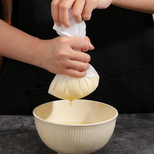 6 Pack Nylon Brew Bags for Straining & Nut Milk - 20x15cm