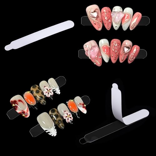 Double Sided Nail Tape Clear Adhesive Strips for Display 140 Pcs