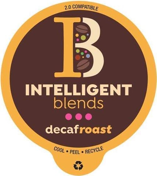 Intelligent Blends Decaf Dark Roast Coffee Pods - 100% Arabica | 100 Count Single Serve for Keurig