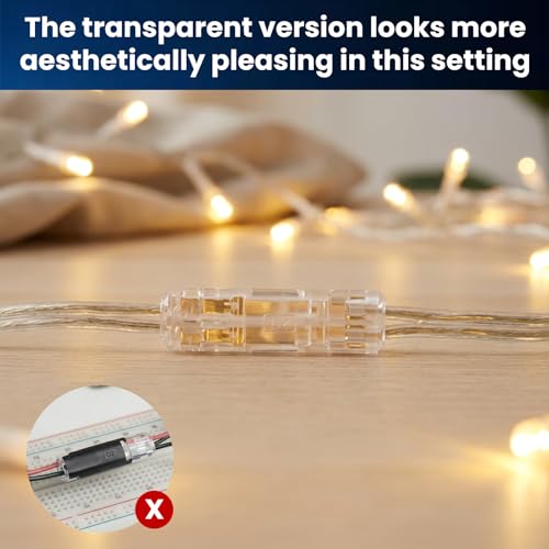 30PCS LED Light Strip Connectors with Pliers - 2 Pin Quick Disconnect