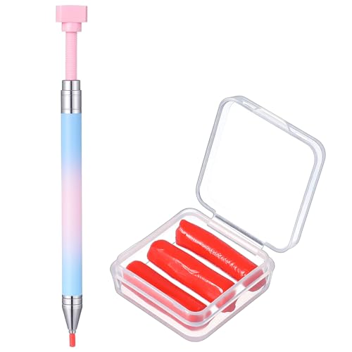Mabor Diamond Art Pen & Rhinestone Picker Tool with Wax Refills for Crafts