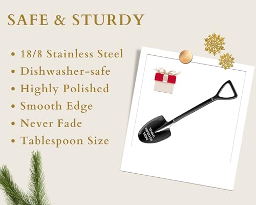 Funny Engraved Ice Cream Shovel Spoon for Dad - Unique Gift