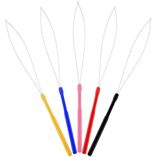Chinco 10 Pack Hair Extension Loop Tool Threader Bead Looper Set