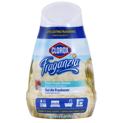 Clorox Fraganzia Gel Air Freshener Cone, Fresh Ocean Breeze, 6 Oz
