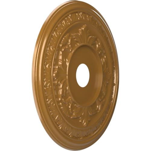 Baltimore Ceiling Medallion - 22" Aged Metallic Vintage Gold