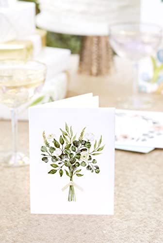 Papyrus Wedding Card - Beautiful Lifetime of Love Floral Design