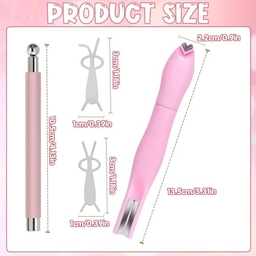 Cat Eye Nail Magnet Kit 4Pcs 3-in-1 Tool with Dual-Ended Pen & Guides