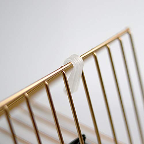 White Sock Display Hooks 500pcs 1 3/4 Inch Plastic J-Hooks Retail Hanging