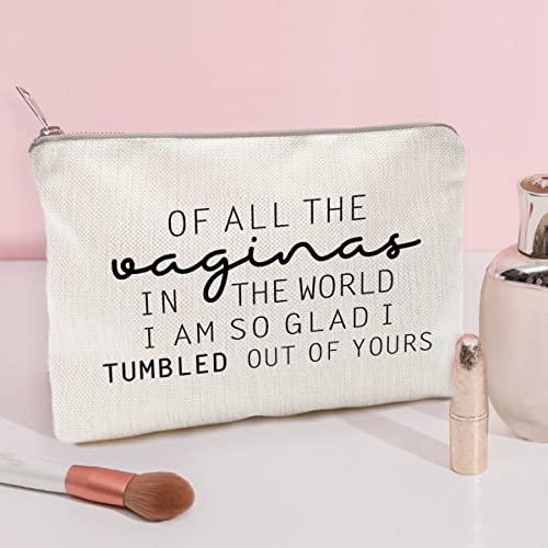 Funny Mother's Day Makeup Bag Gift from Daughter and Son