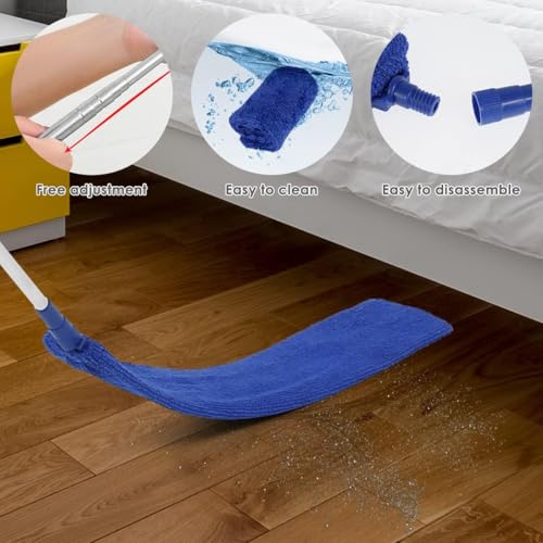 Retractable Gap Dust Cleaner Brush with Microfiber Cloths