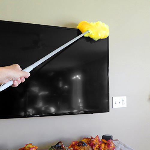 Evelots Ceiling Fan Blade Duster with 9-Foot Extension Pole