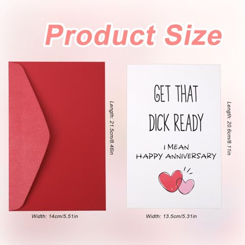 Funny 1 Year Anniversary Card for Husband with Envelope
