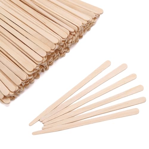 Disposable Small Waxing Spatulas 200 Pcs - Wooden Facial Hair Removal Sticks