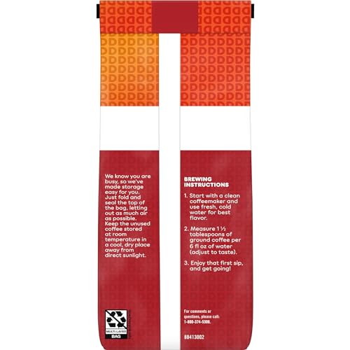 Dunkin' Cinnamania Ground Coffee, 11oz - Sweet Cinnamon Flavor