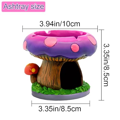 Mushroom Ashtray with Storage - Unique Smoking Accessories