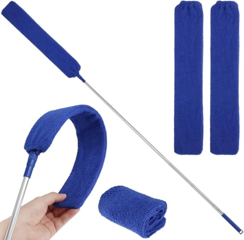 Retractable Gap Dust Cleaner Brush with Microfiber Cloths
