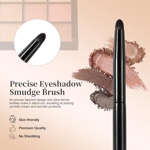 ACMEBEAUTY Pencil Eye Brush for Smudging & Precise Crease Application