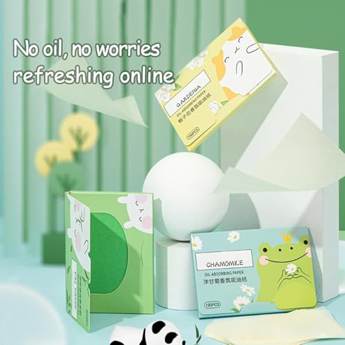 Galepromot 200 Sheets Oil Absorbing Sheets for Face & Makeup Blotting