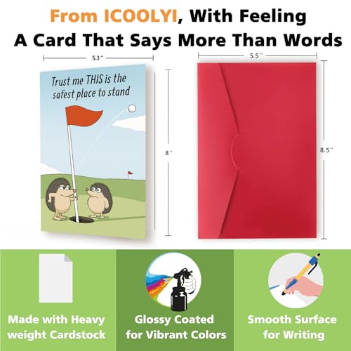 Funny Golf Birthday Card for Men & Women | Hilarious Gift