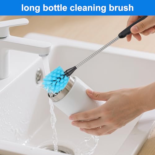 15-Inch Long Bottle Brush Cleaner for All Types of Bottles