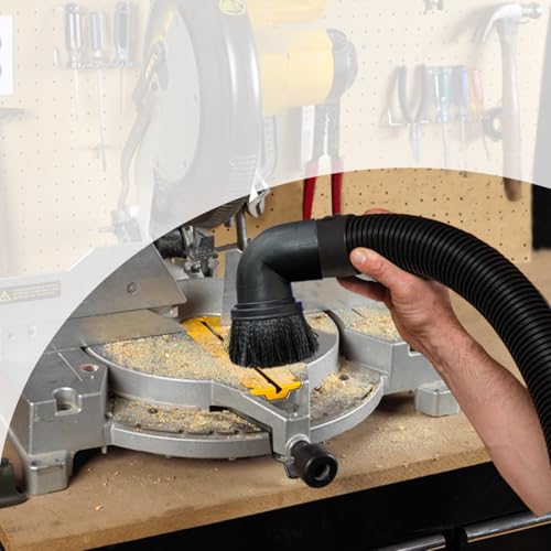 VACEXT 2.5 Inch Round Dusting Brush Attachment for Wet Dry Shop Vacuums