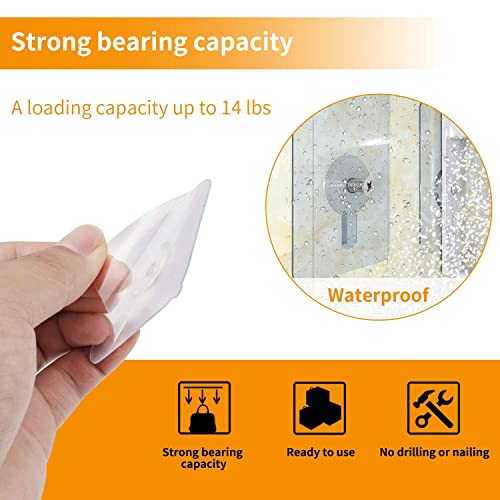 8-Pack Self-Adhesive Screws - No-Trace Wall Mounting Kit