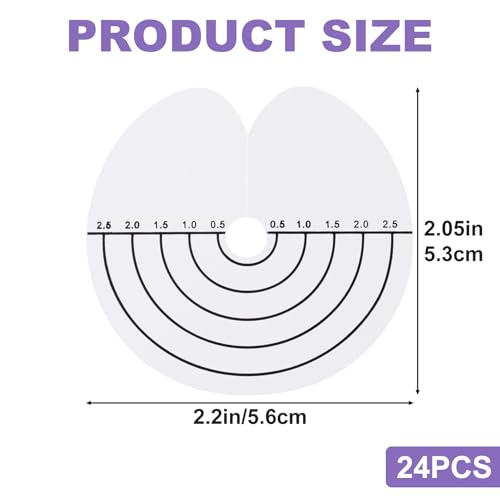PAGOW 24pcs Heat Shield Guards for Hair Extensions, Clear PVC Fusion Glue Protector