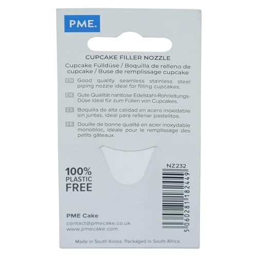 JEM Cupcake Filler Nozzle #232 - Stainless Steel Tube for Filling