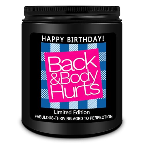 Funny Lavender Scented Birthday Candle Gift for Men