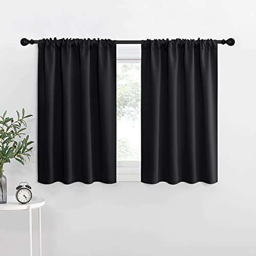 NICETOWN Blackout Curtains, 34" x 36" - Energy Efficient Thermal Drapes