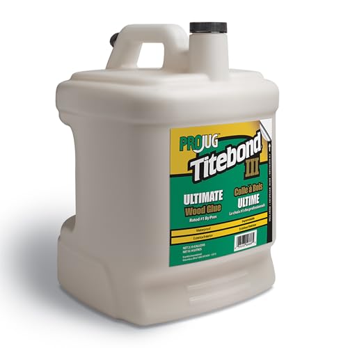 Titebond III Ultimate Waterproof Wood Glue, 2.15 Gallon (275.2 Fl Oz) Jug