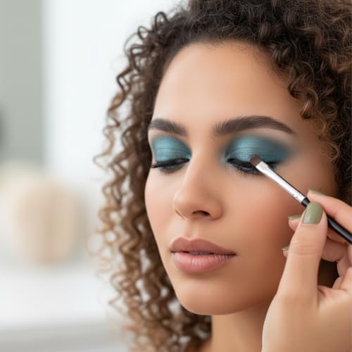 Tweruna 10-Piece Eyeliner and Detail Eye Makeup Brush Set