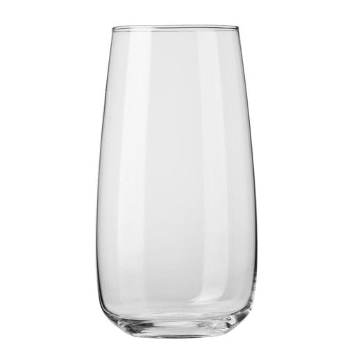 Krosno glasses for water, juices,lemonade, iced tea Elegant design | Set of 6 | Capacity 23.7 Fl Oz | Modern collection | Ideal for home, restaurant, parties | Dishwasher safe