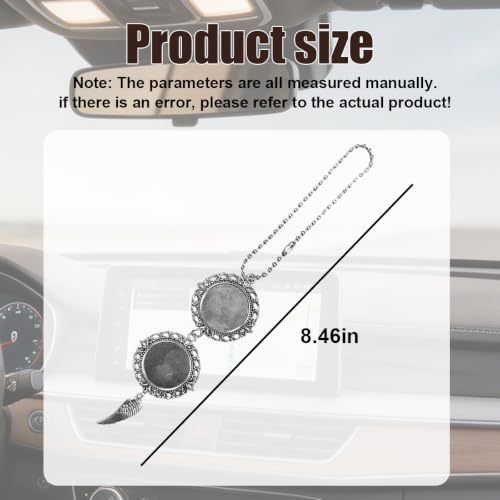 Personalized Memorial Car Rear View Mirror Charm with Custom Photo Frames