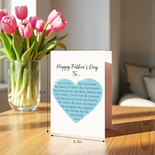 Funny Father's Day Card for Husband | Romantic Gift for Him