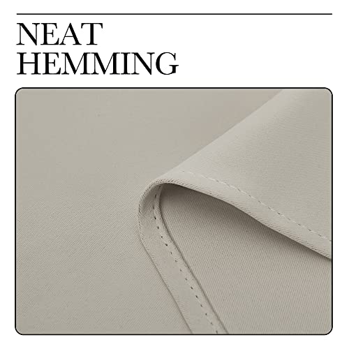 NICETOWN Room Darkening Curtains 70"W x 63"L, 1 Panel