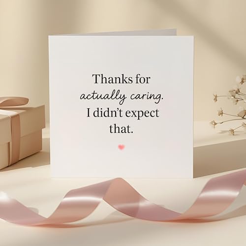 Heartfelt Thank You Card - Emotional Gratitude Note with Envelope