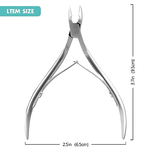 Kootinn 2-Pack Stainless Steel Cuticle Trimmer Professional Nippers