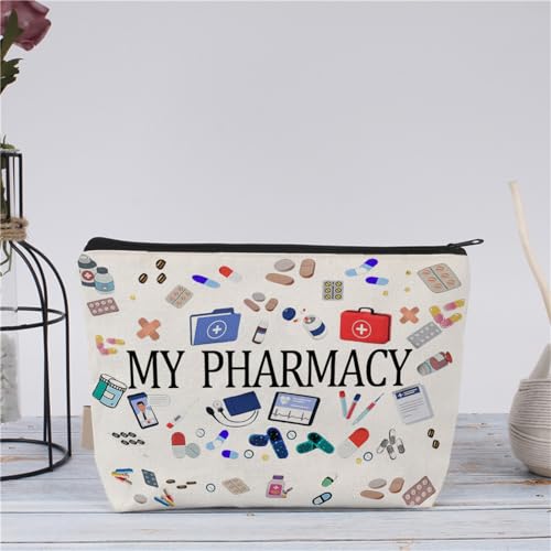 ZOCIGIFTS Travel Makeup Bag - Vibrant Print Cosmetic Pouch & Organizer